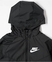 Nike Sportswear Kids Windrunner Black Windbreaker Jacket