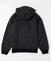 Nike Sportswear Kids Windrunner Black Windbreaker Jacket