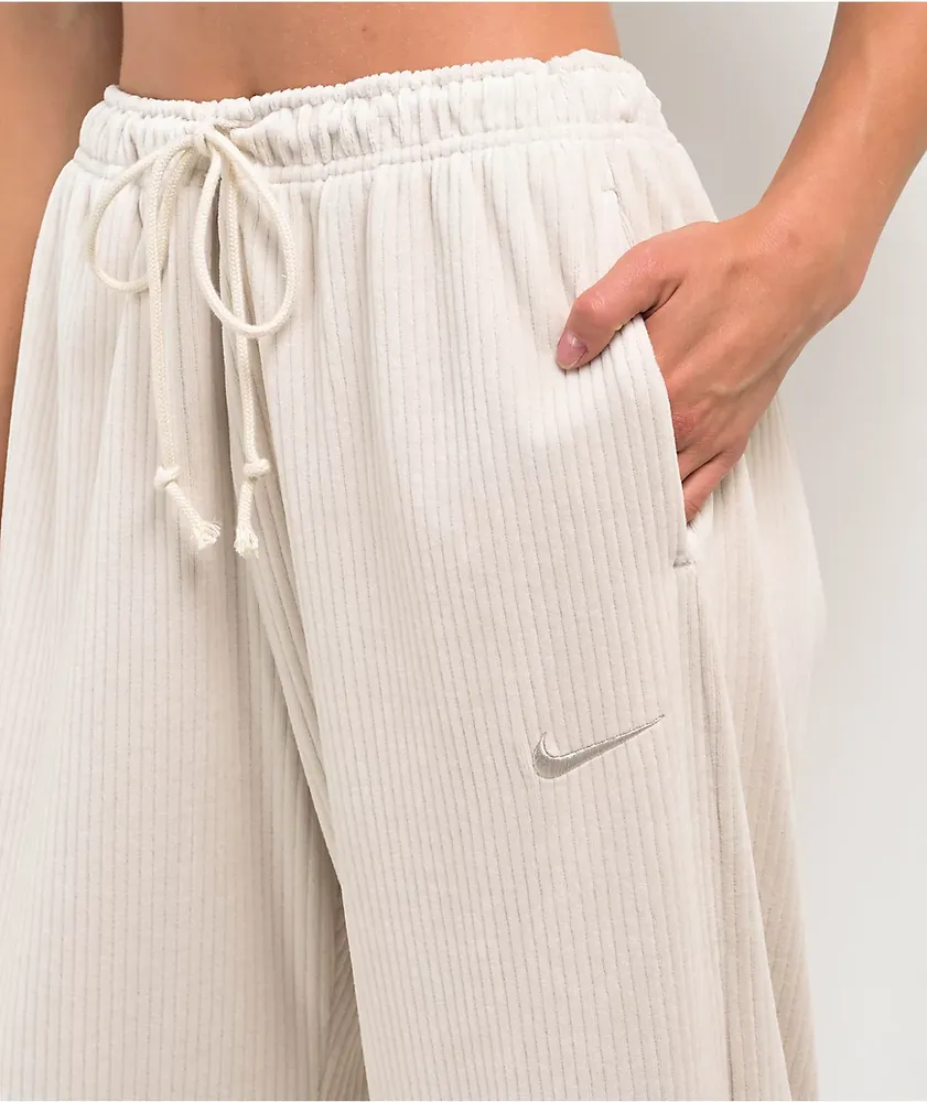 Nike Sportswear Mod Cream Velour Sweatpants