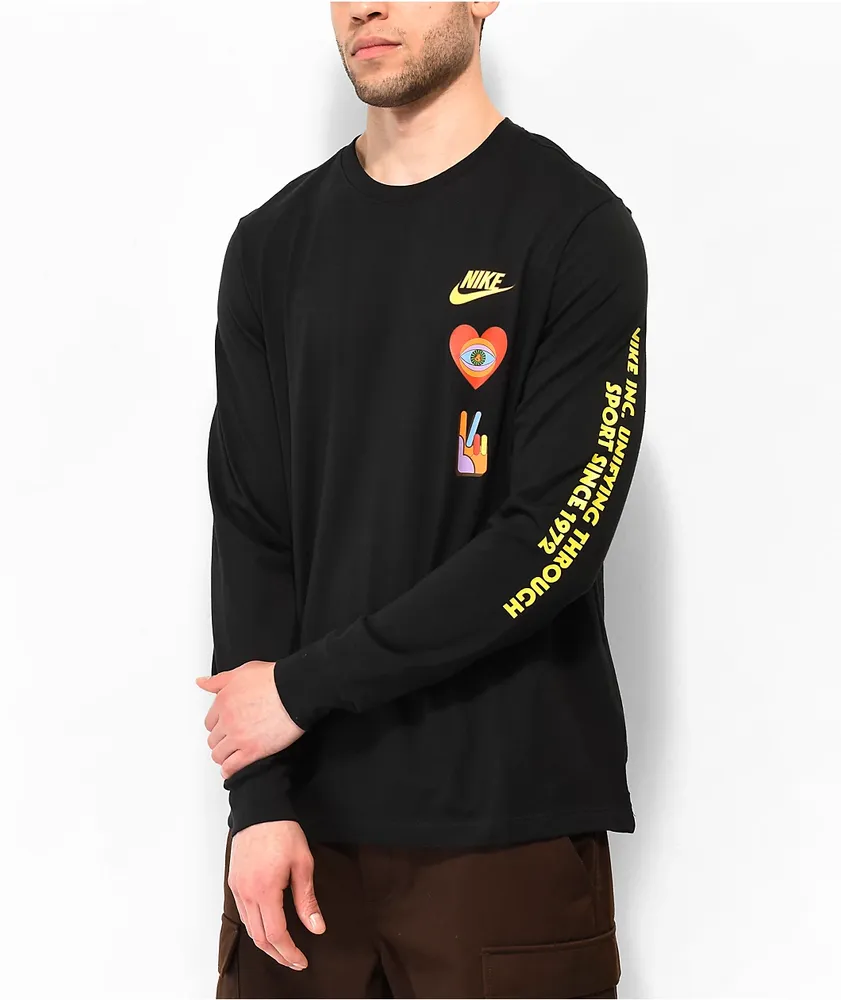 Nike Sportswear Pack Black Long Sleeve T-Shirt
