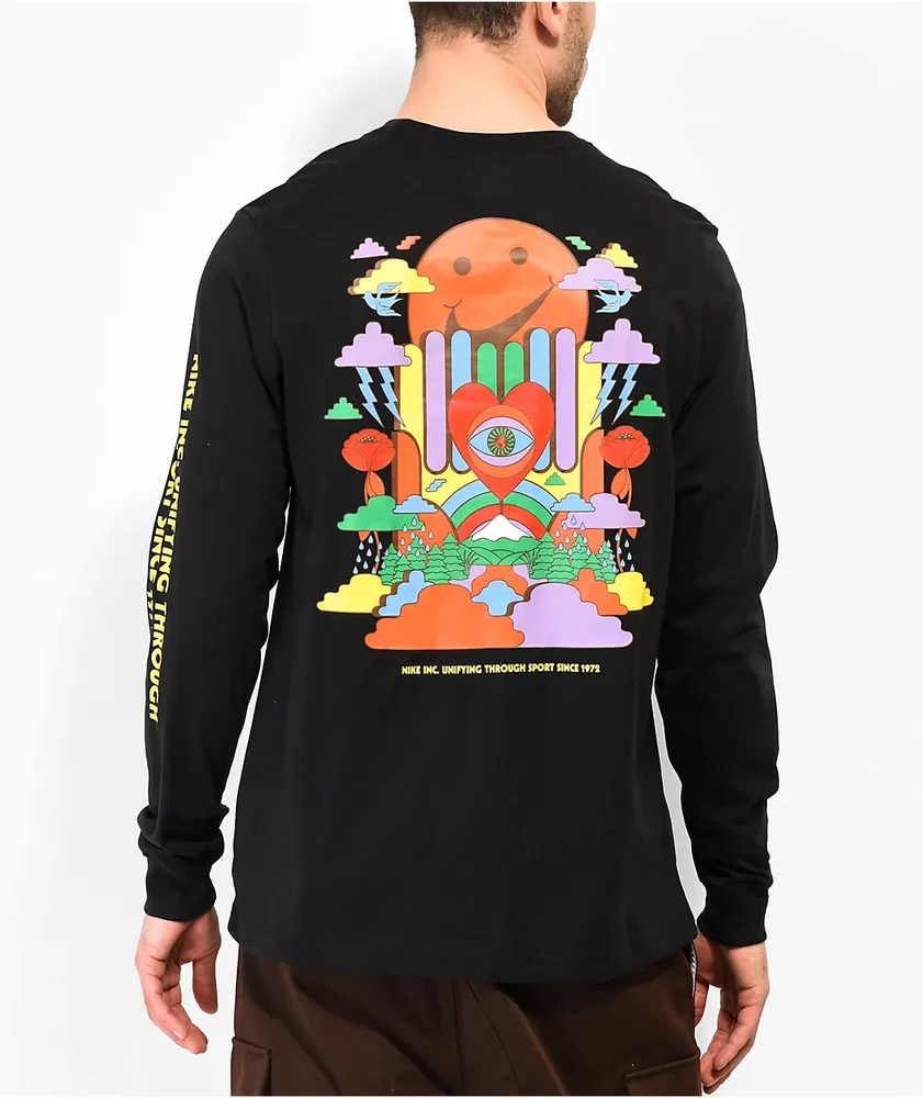 Nike Sportswear Pack Black Long Sleeve T-Shirt