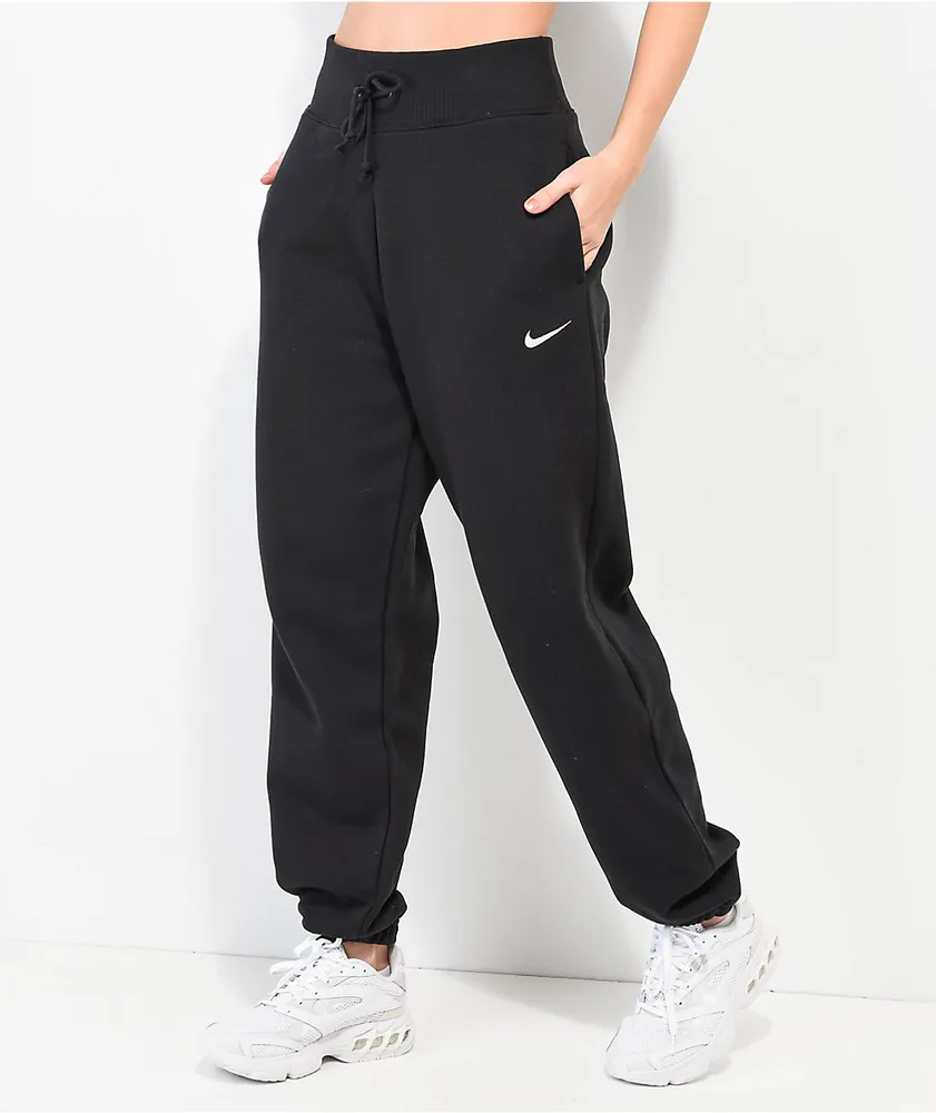 Nike Sportswear Phoenix Black High Waisted Sweatpants