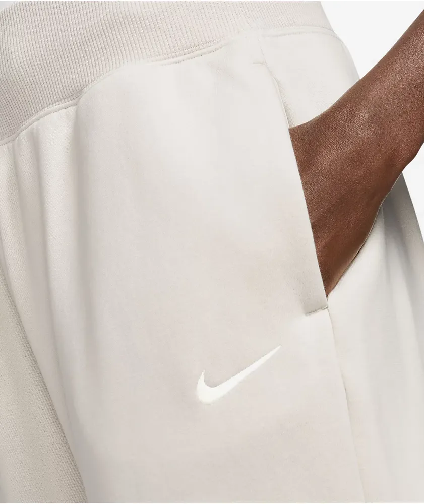 Nike Sportswear Phoenix Cream High Rise Sweatpants