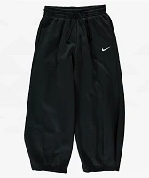 Nike Sportswear Phoenix Fleece Black Mid-Rise Oversized Tapered Sweatpants