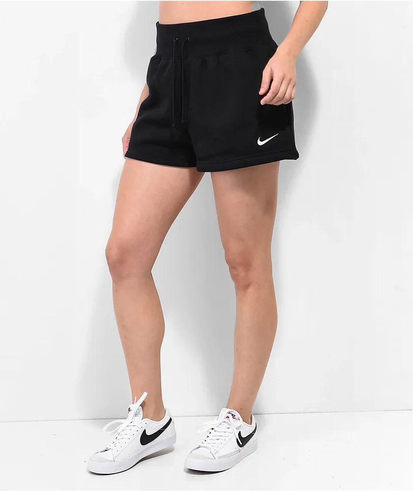 Nike Sportswear Phoenix Fleece Black Sweat Shorts