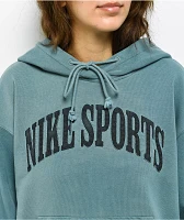 Nike Sportswear Phoenix Fleece Blue Wash Oversized Hoodie