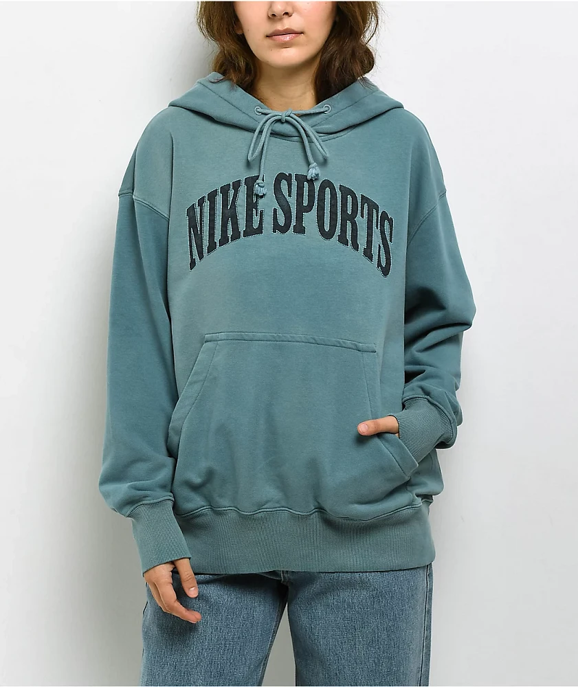 Nike Sportswear Phoenix Fleece Blue Wash Oversized Hoodie