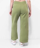 Nike Sportswear Phoenix Fleece Green High Waisted Wide Leg Sweatpants