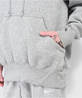 Nike Sportswear Phoenix Fleece Heather Grey Oversized Hoodie