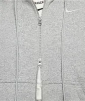 Nike Sportswear Phoenix Fleece Long Fleece Grey Zip Hoodie
