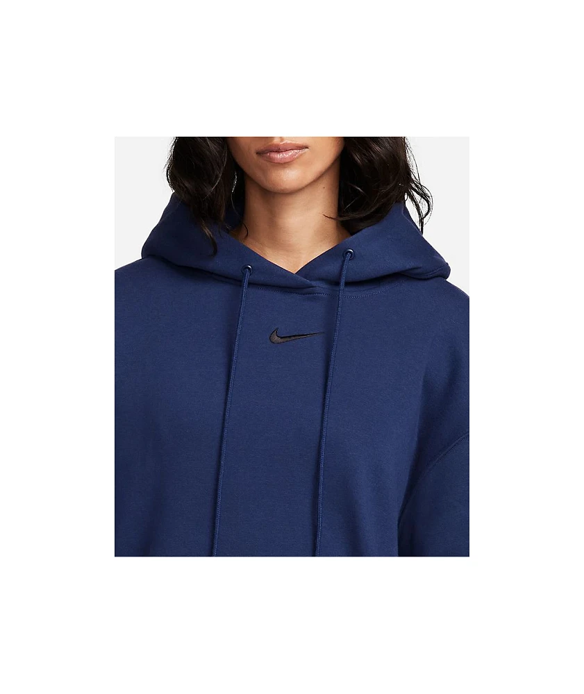 Nike Sportswear Phoenix Fleece Navy Blue Oversize Hoodie