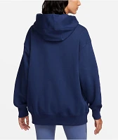 Nike Sportswear Phoenix Fleece Navy Blue Oversize Hoodie