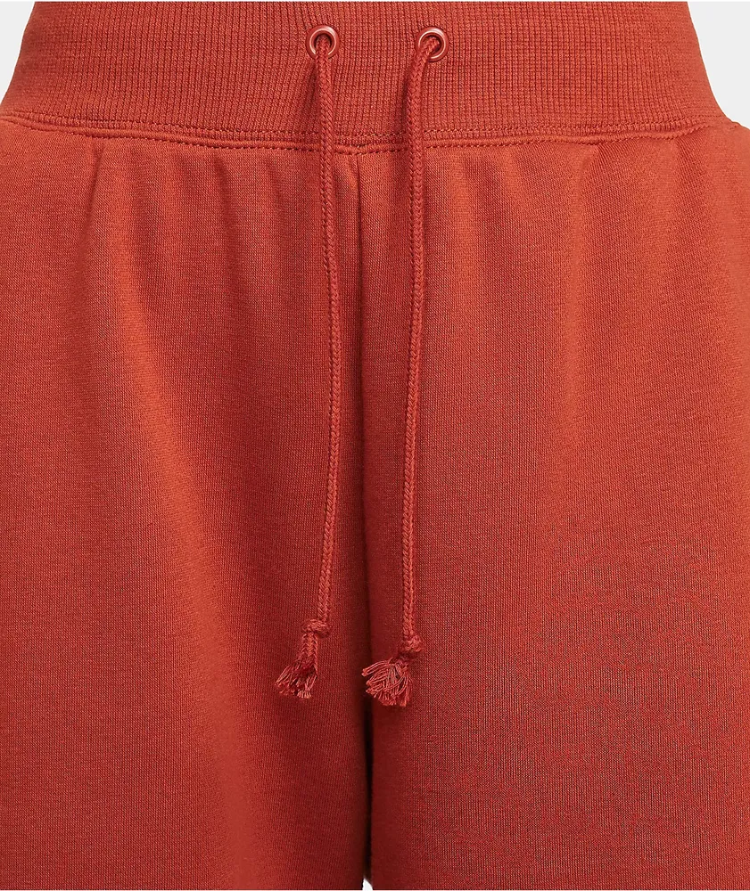 Nike Sportswear Phoenix Fleece Orange Jogger Sweatpants