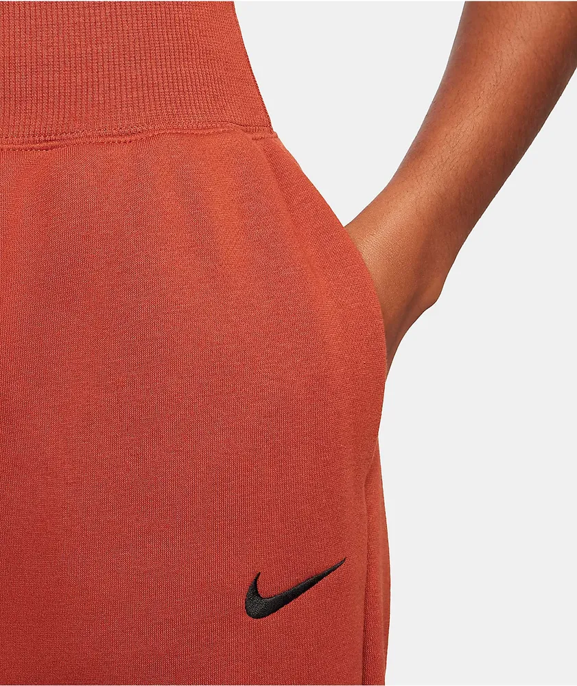 Nike Sportswear Phoenix Fleece Orange Jogger Sweatpants