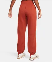 Nike Sportswear Phoenix Fleece Orange Jogger Sweatpants
