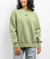 Nike Sportswear Phoenix Fleece Oversize Oil Green Crewneck Sweatshirt