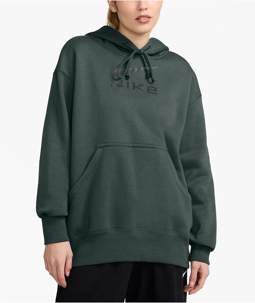 Nike Sportswear Phoenix Fleece Shine Pine Green Oversized Hoodie