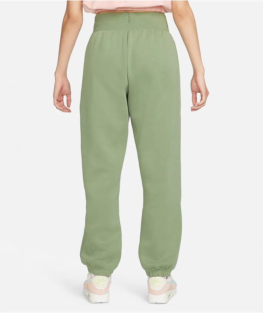 Nike Sportswear Phoenix Green High Waisted Sweatpants