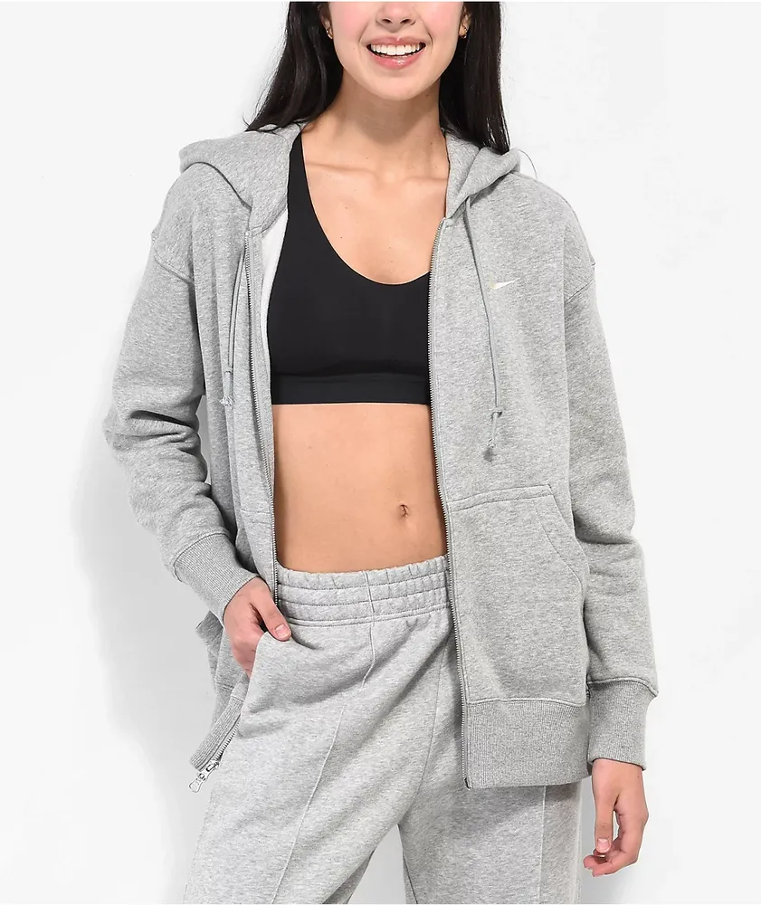 Nike Sportswear Phoenix Grey Zip Hoodie