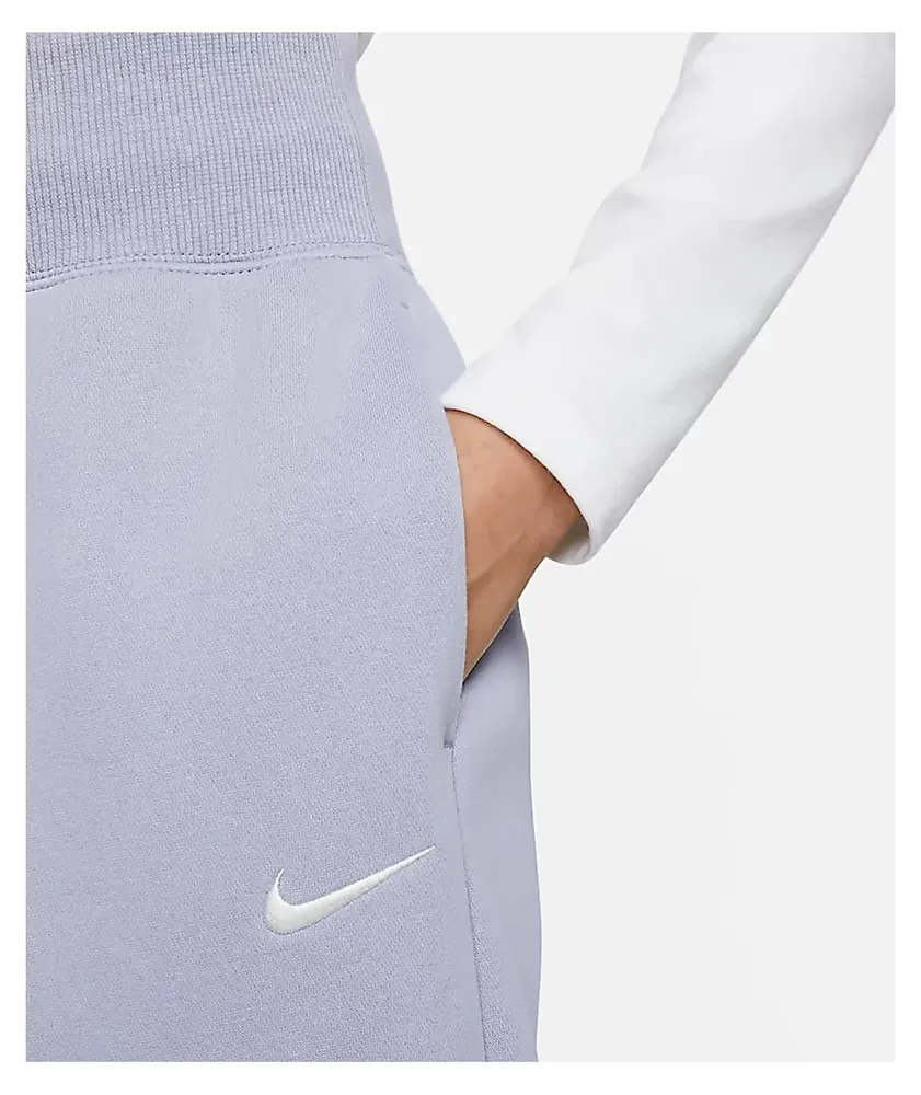 Nike Sportswear Phoenix Lavender High Waisted Sweatpants