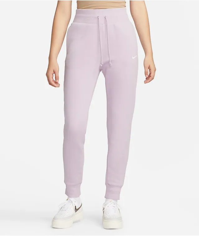 Nike Sportswear Phoenix Purple High Rise Jogger Sweatpants