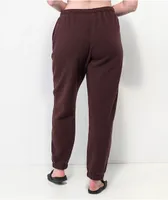 Nike Sportswear Plush Burgundy Crush Sherpa Sweatpants