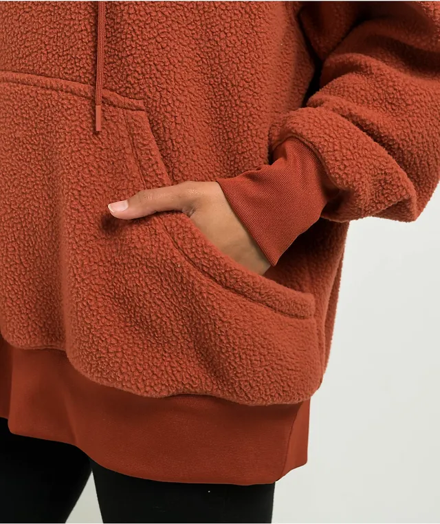 Nike Sportswear Rugged Orange Fleece Hoodie