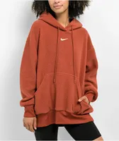 Nike Sportswear Rugged Orange Fleece Hoodie