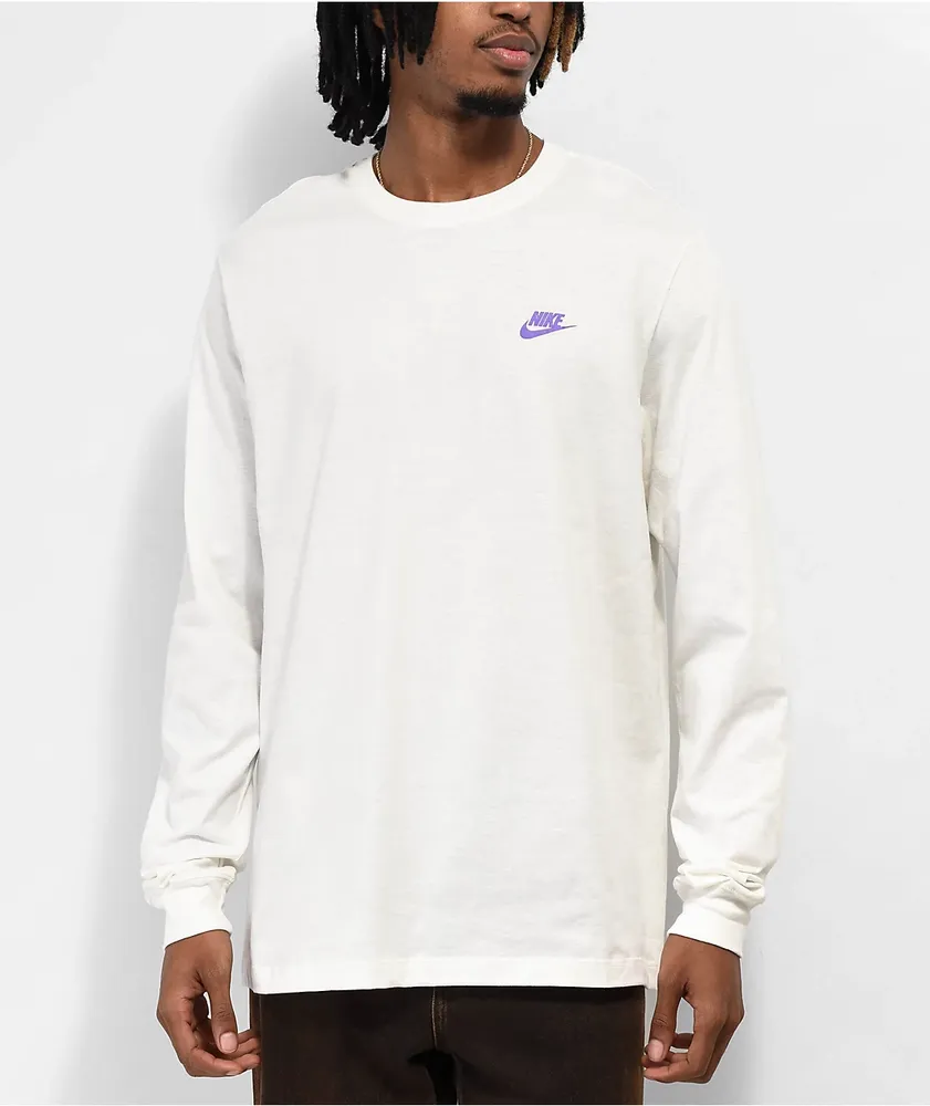 Nike Sportswear Winter Camo Sail Long Sleeve T-Shirt