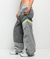 Nike Sportswear Woven Grey & Green Track Pants
