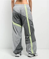 Nike Sportswear Woven Grey & Green Track Pants