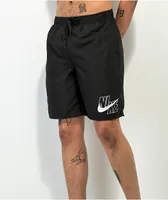 Nike Swim Logo 9" Black Board Shorts