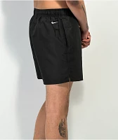 Nike Swim Swoosh Break Black Board Shorts