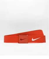 Nike Tech Essentials Orange Web Belt