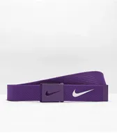 Nike Tech Essentials Purple Web Belt 