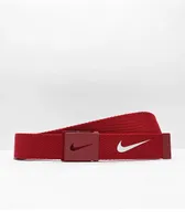 Nike Tech Essentials Red Web Belt