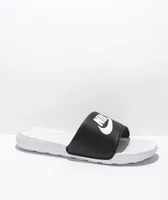 Nike Victori One Mismatch Black & White Slide Sandals