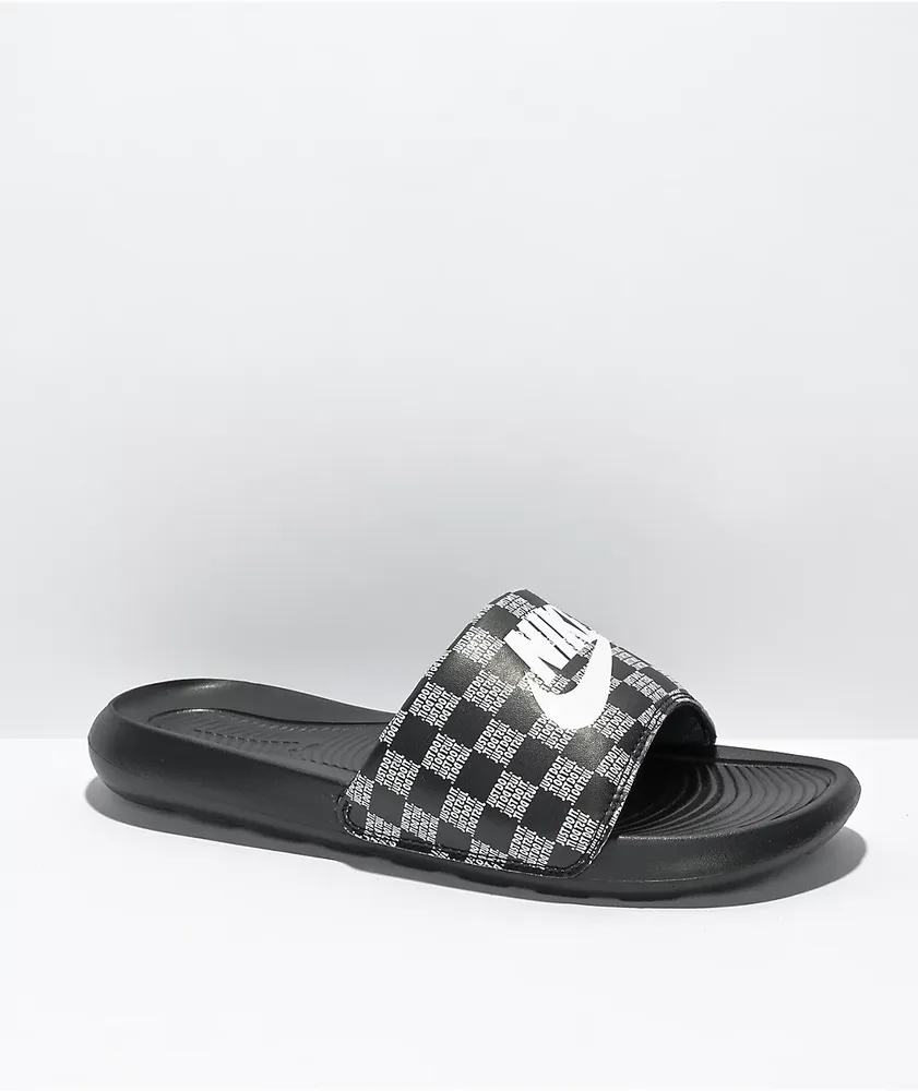 Nike SB Victori One Black & White Slide Sandals