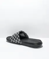 Nike Victori One Printed Black & White Checkered Slide Sandals