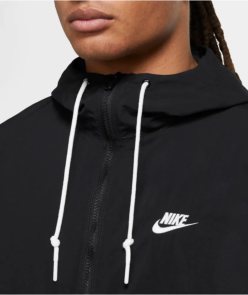 Nike Woven Black Zip Jacket