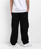 Ninth Hall Airbrushed Koi Black Loose Fit Cargo Sweatpants