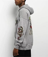 Ninth Hall Alina Grey Oversized Hoodie