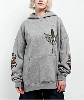 Ninth Hall Alina Grey Oversized Hoodie