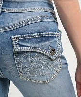 Ninth Hall Alyssia Sapphire Bootcut Denim Jeans