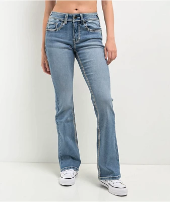 Ninth Hall Alyssia Sapphire Bootcut Denim Jeans