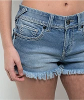 Ninth Hall Alyssia Shortie Sapphire Denim Shorts