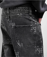 Ninth Hall Ambush Black Wash Loose Fit Jeans