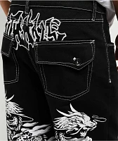 Ninth Hall Ambush Dragon Black Baggy Denim Jeans