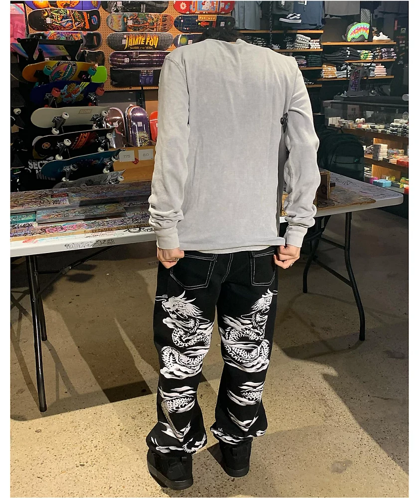 Ninth Hall Ambush Dragon Black Baggy Denim Jeans