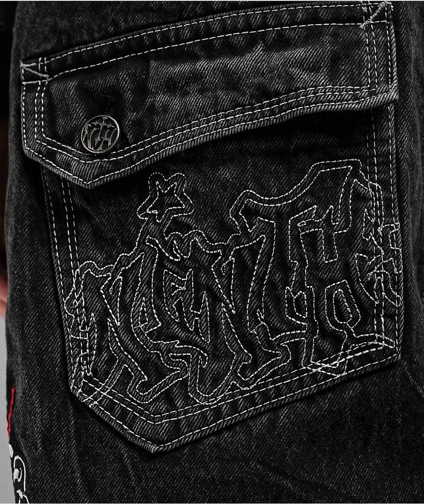 Ninth Hall Ambush Panther Black Wash Jeans